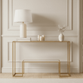 Kova Gold & Glass Console Table