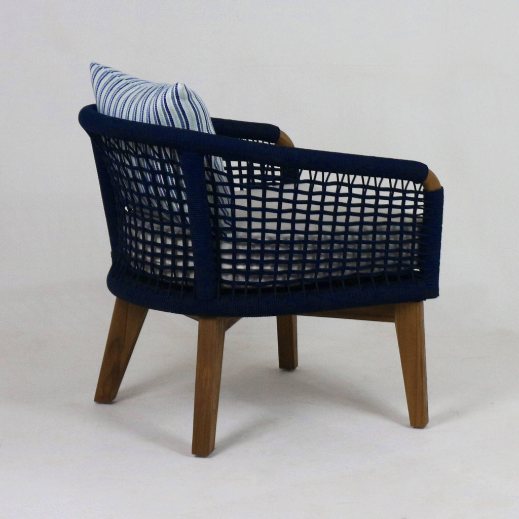 Kuningan Outdoor Lounge Chair with UV protected outdoor weaving