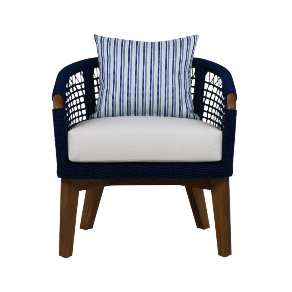 Kuningan Outdoor Lounge Chair with UV protected outdoor weaving