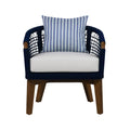 Kuningan Outdoor Lounge Chair with UV protected outdoor weaving