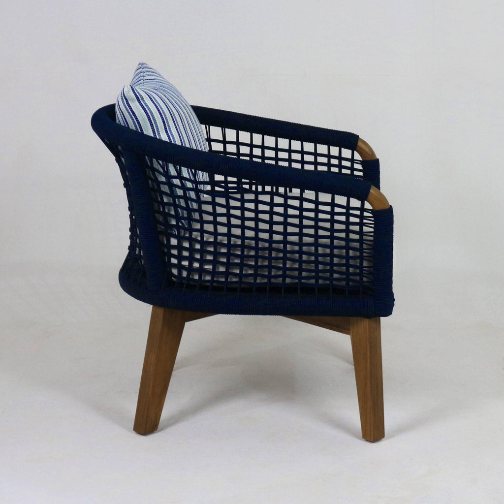 Kuningan Outdoor Lounge Chair with UV protected outdoor weaving