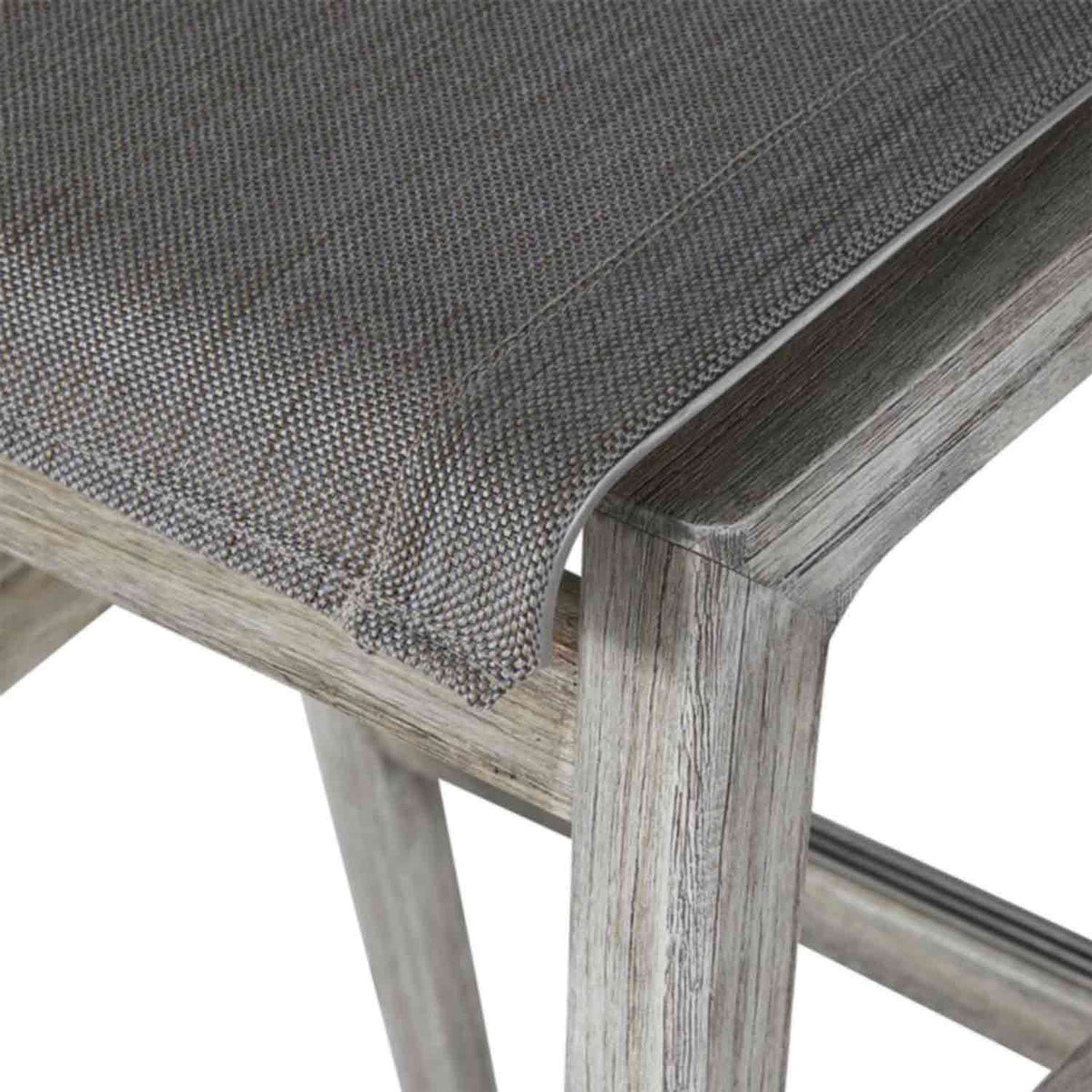 Laurent Backless Teak Outdoor Bar Stool