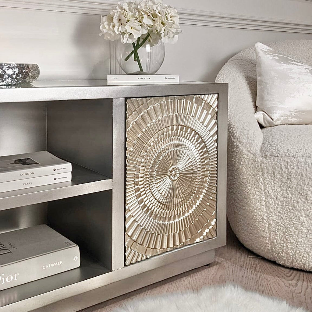 Leverette Silver Premium TV Unit