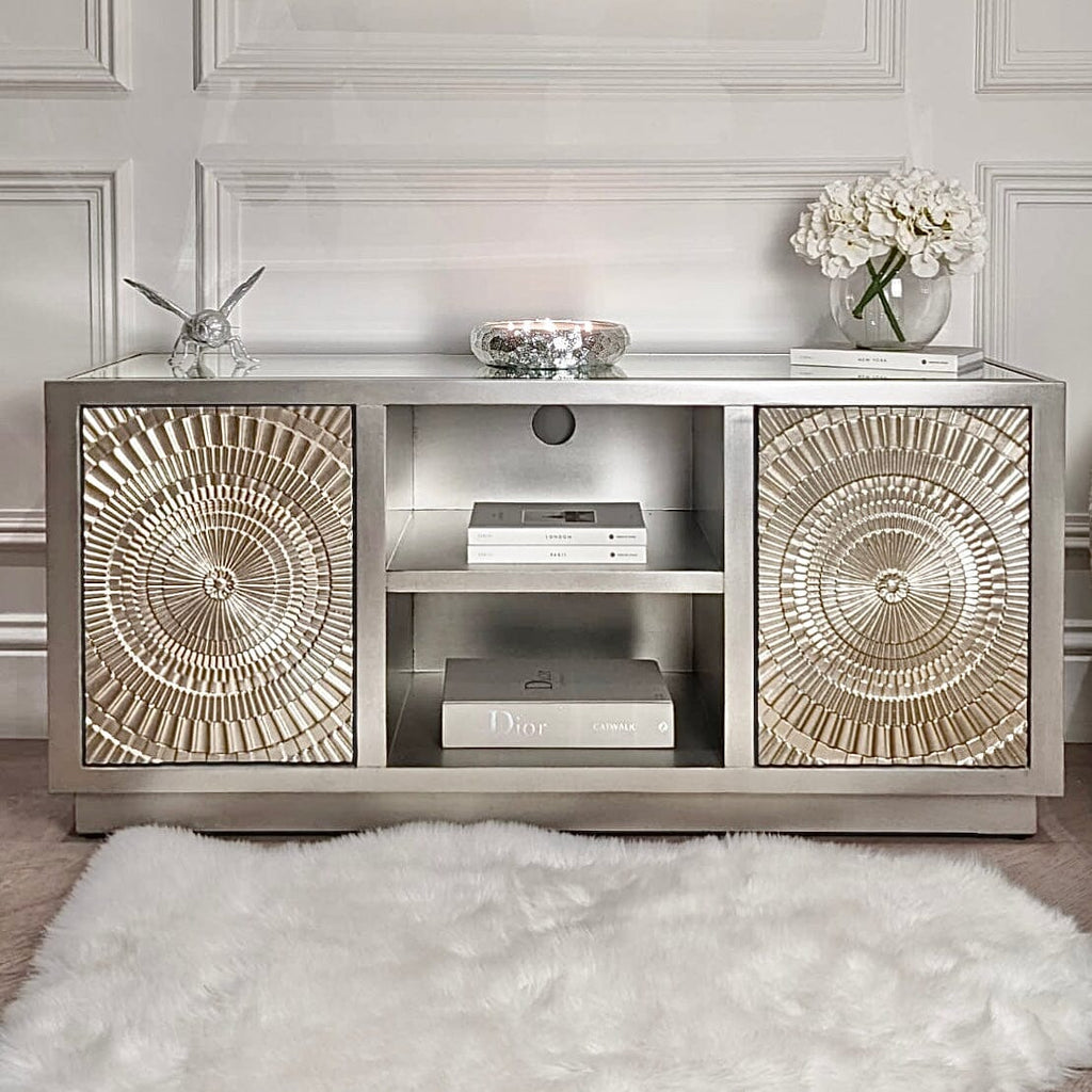 Leverette Silver Premium TV Unit