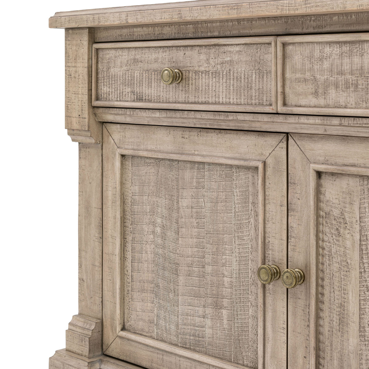Lilliana Luxury 3 Door 3 Drawer Sideboard with Brass Handles
