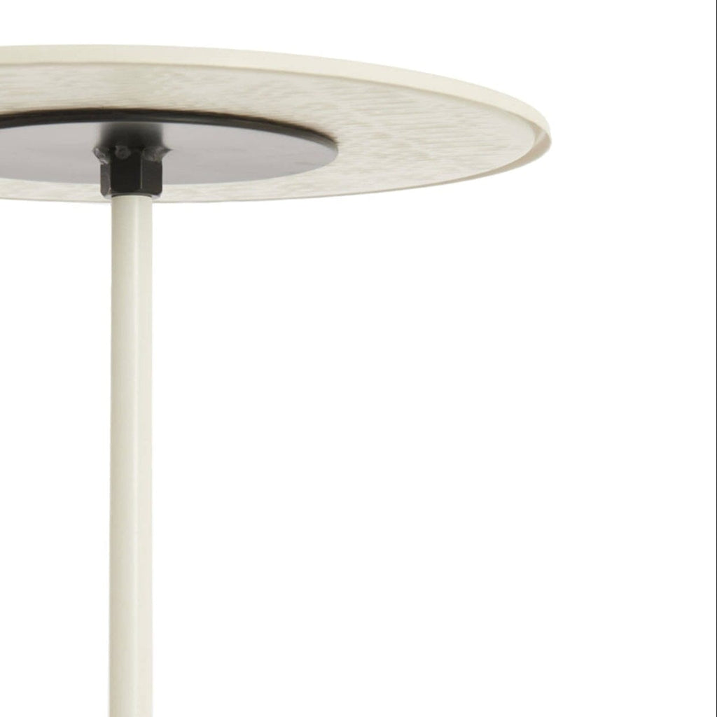 Limberg Cream Metal Side Tables- Set of 2