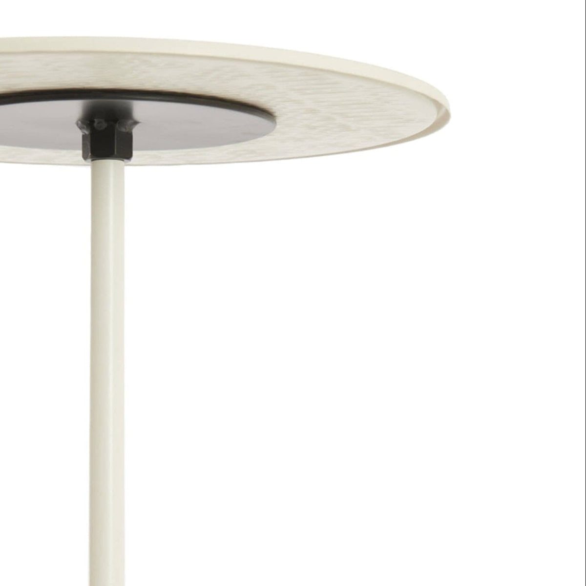Limberg Cream Metal Side Tables- Set of 2