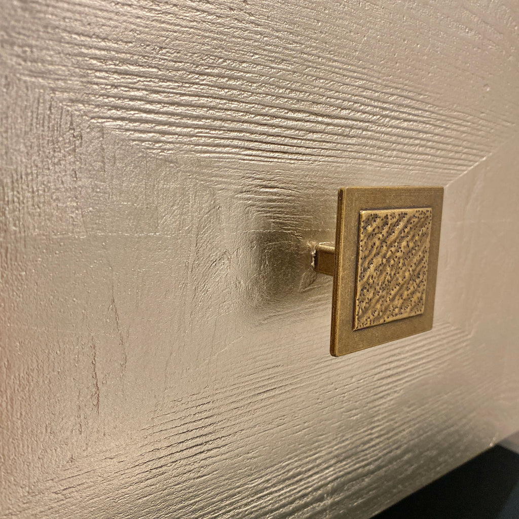 Lockett Luxury Silver & Bronze Bedside Table