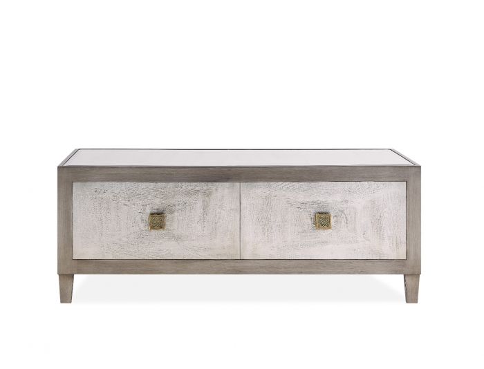 Lockett Premium Silver & Bronze Coffee Table