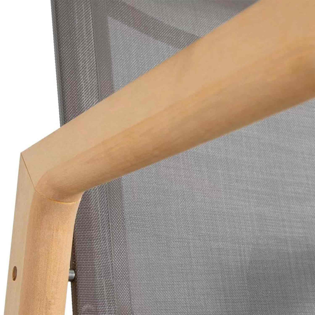 Loic Teak Outdoor Bar Stool
