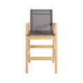 Loic Teak Outdoor Bar Stool