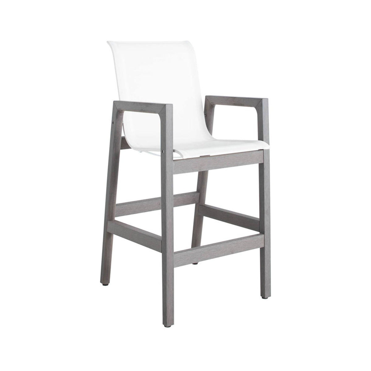 Loic Teak Outdoor Bar Stool