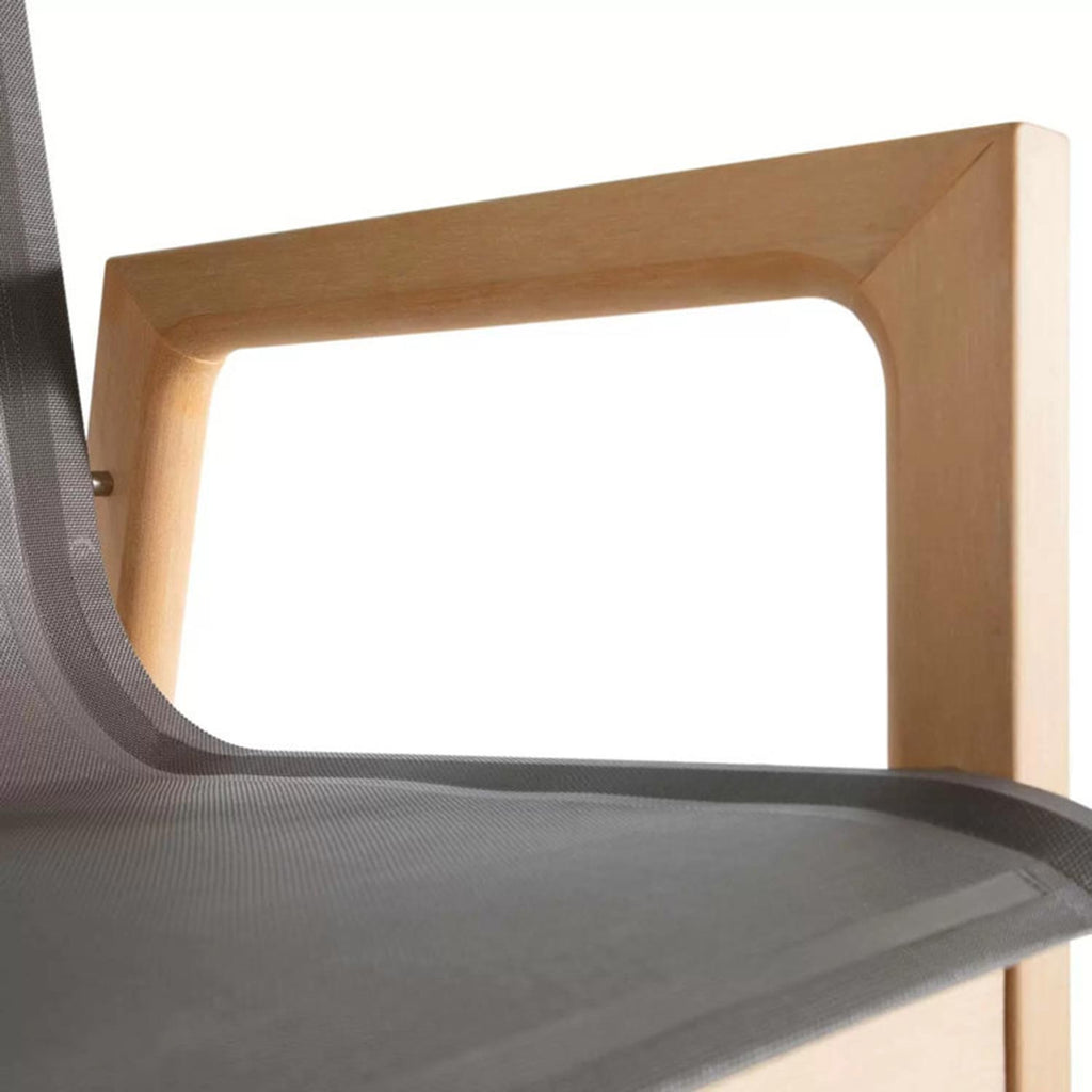 Loic Teak Outdoor Bar Stool