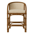 Margery Boucle & Rattan effect Counter & Bar Stool -  Indoor and Outdoor use