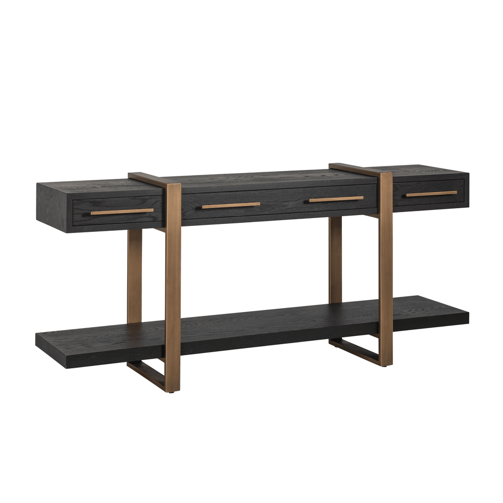 Marille Black & Bronze Large Console Table