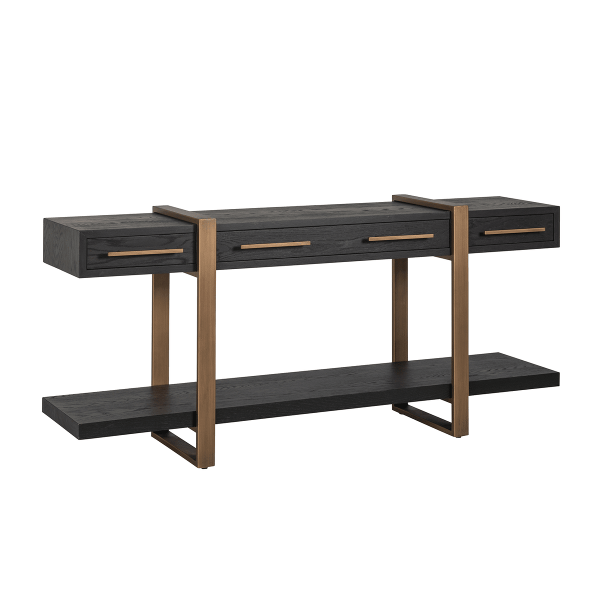 Marille Black & Bronze Large Console Table