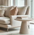 Marille Cream Round Side Table