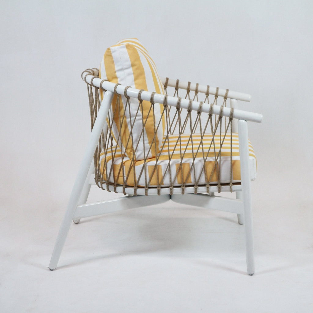 Mevcali Lounge Chair with Summer Stripe Upholstery