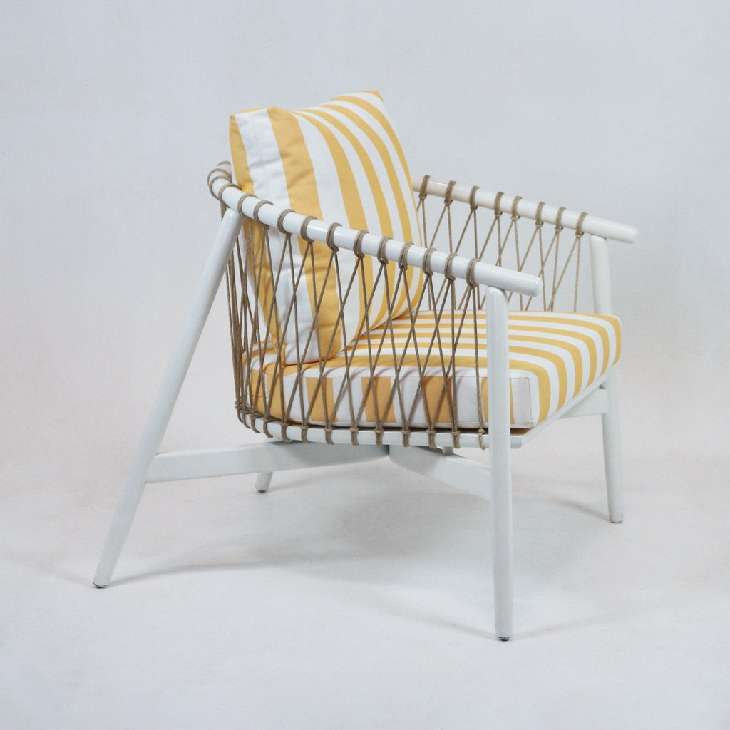 Mevcali Lounge Chair with Summer Stripe Upholstery