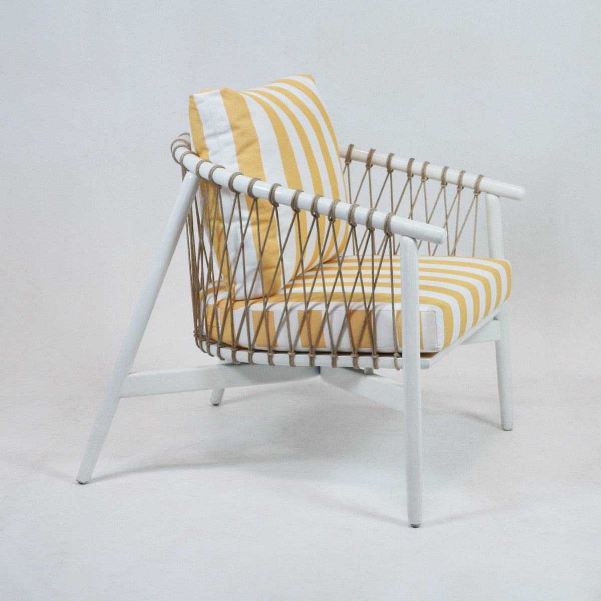 Mevcali Lounge Chair with Summer Stripe Upholstery