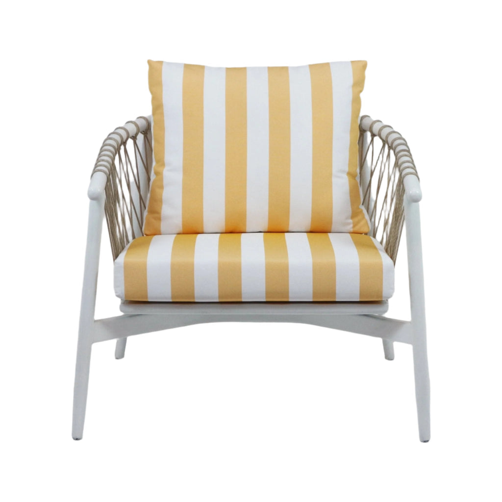 Mevcali Lounge Chair with Summer Stripe Upholstery