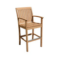 Nathaniel Teak Outdoor Bar Stool