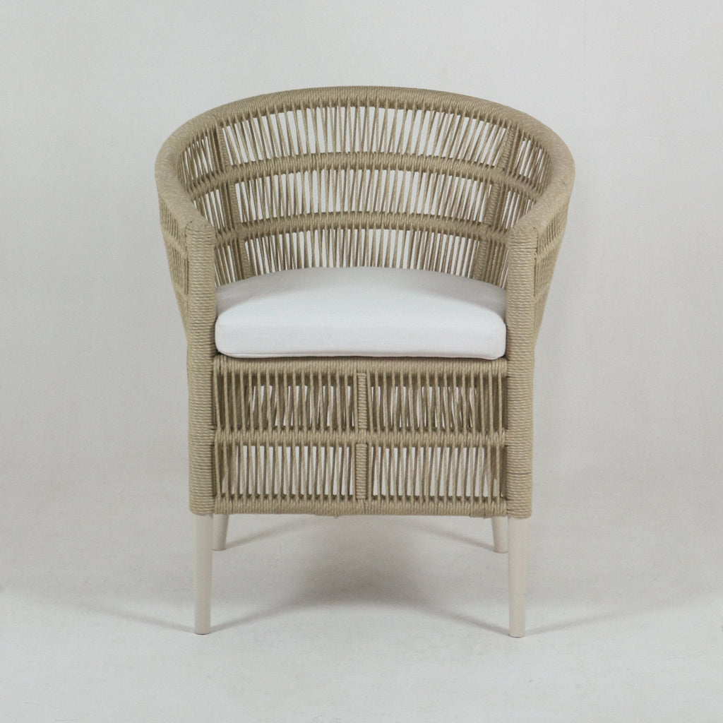 Light Flora Patio Chair with Sunbrella Fabric