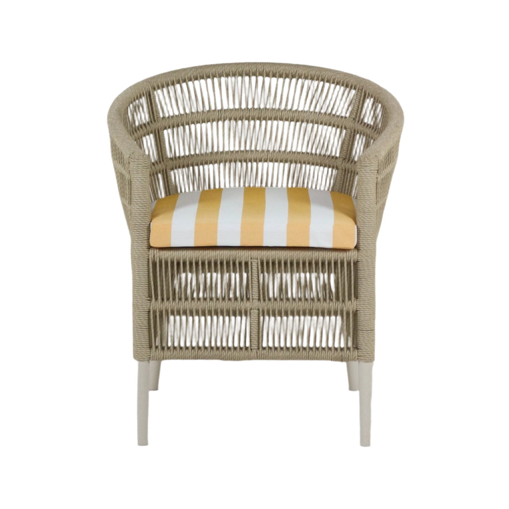 Light Flora Patio Chair with Sunbrella Fabric