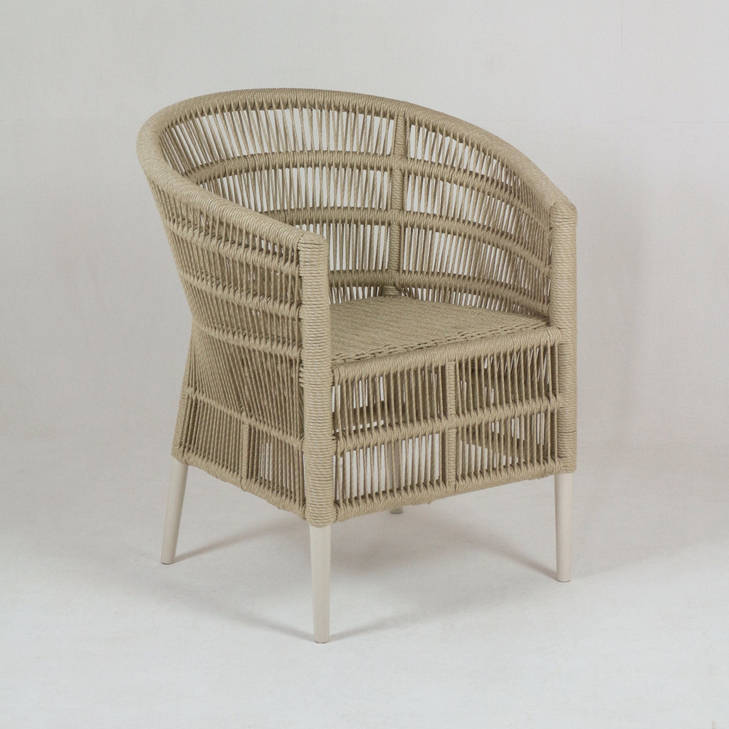 Light Flora Patio Chair with Sunbrella Fabric