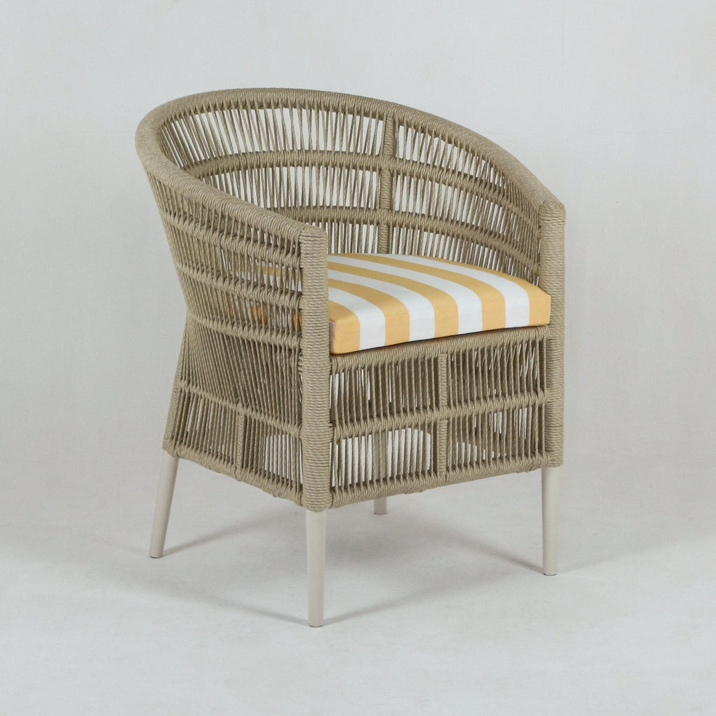Light Flora Patio Chair with Sunbrella Fabric