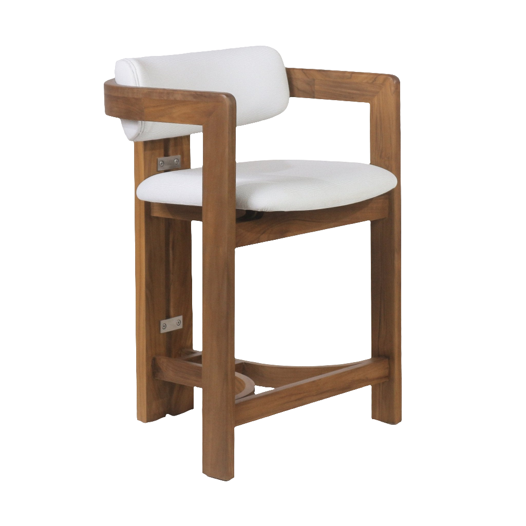 Pamplona Teak Outdoor Bar & Counter Stool