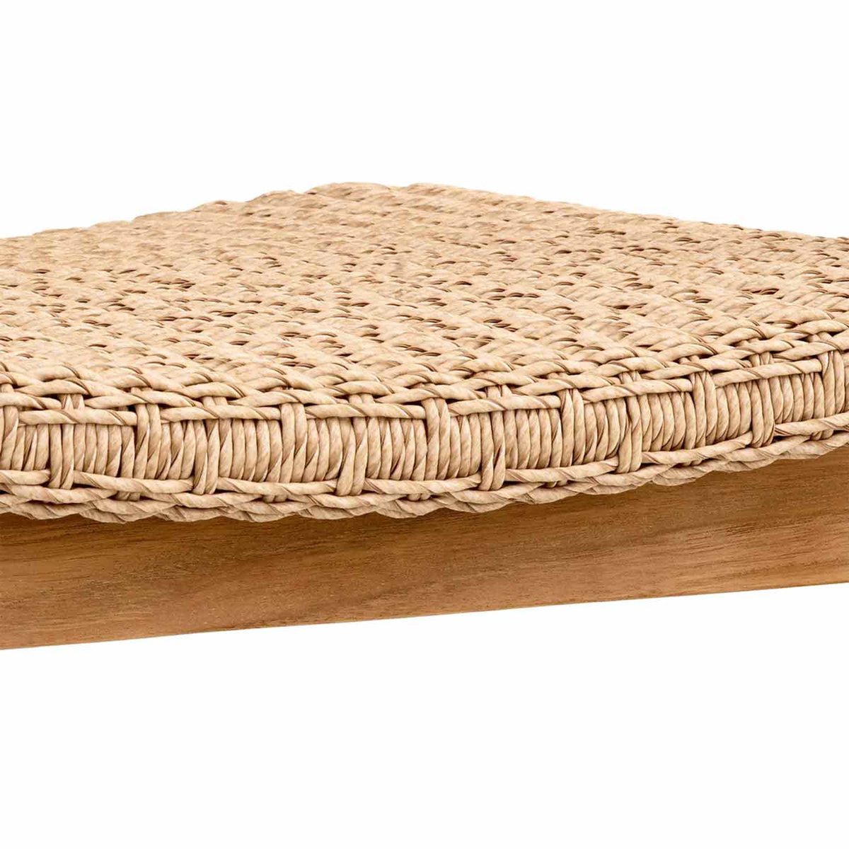 Pamplona Teak Outdoor Dining Chair with Seat and Back Weaving