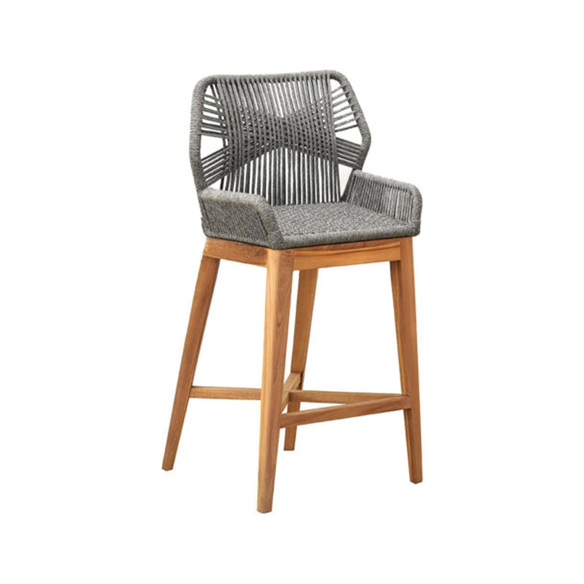 Pascal Teak Outdoor Bar Stool