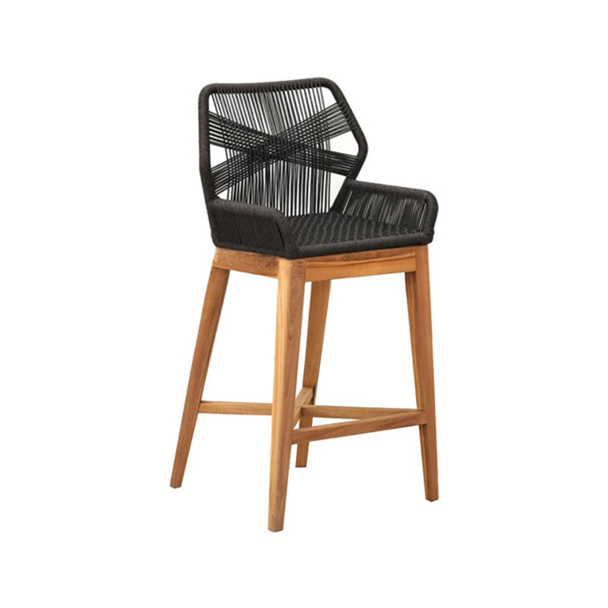 Pascal Teak Outdoor Bar Stool