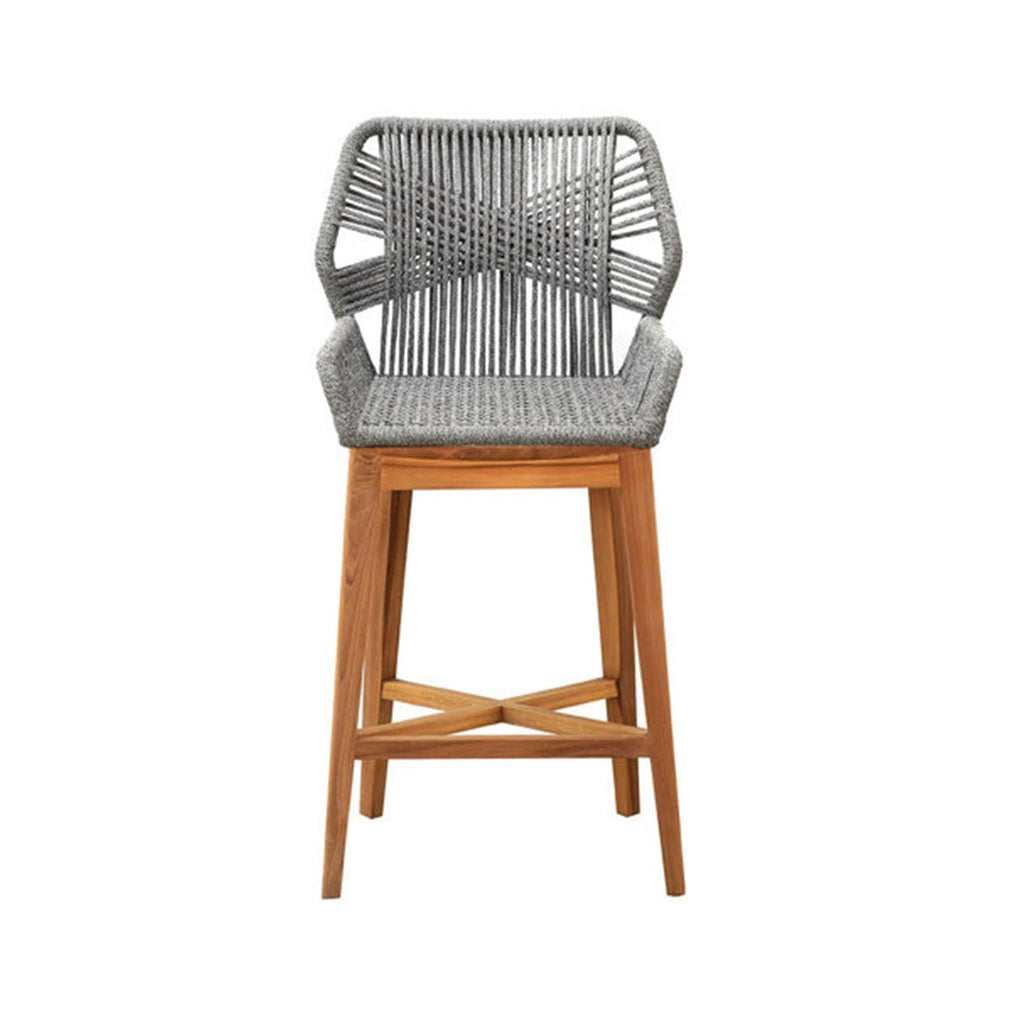 Pascal Teak Outdoor Bar Stool