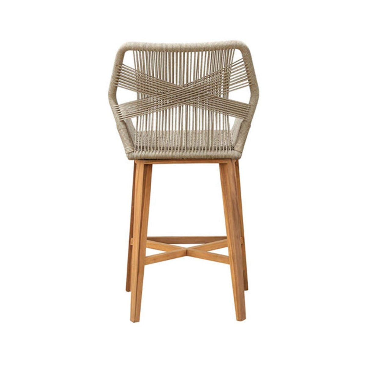 Pascal Teak Outdoor Bar Stool