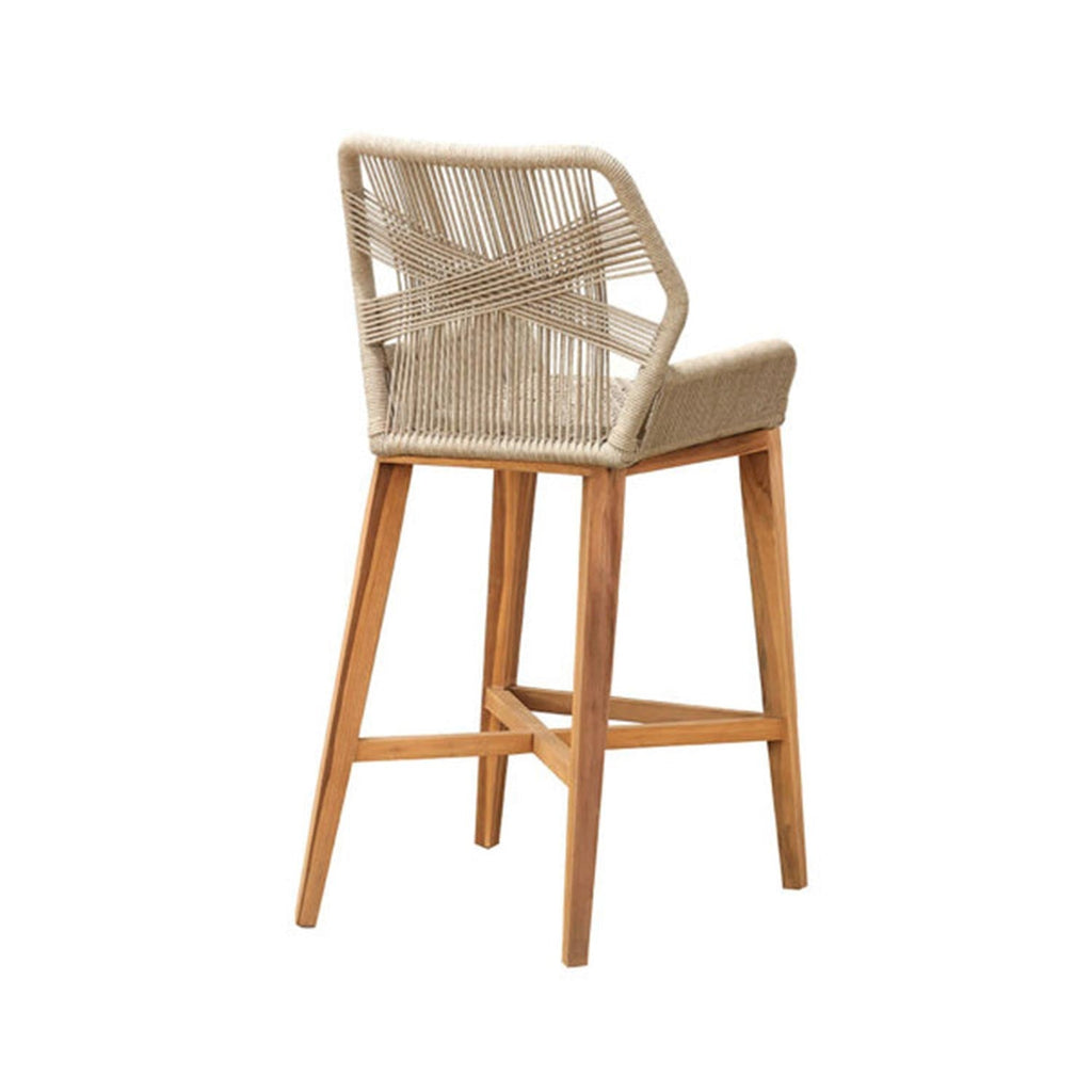 Pascal Teak Outdoor Bar Stool