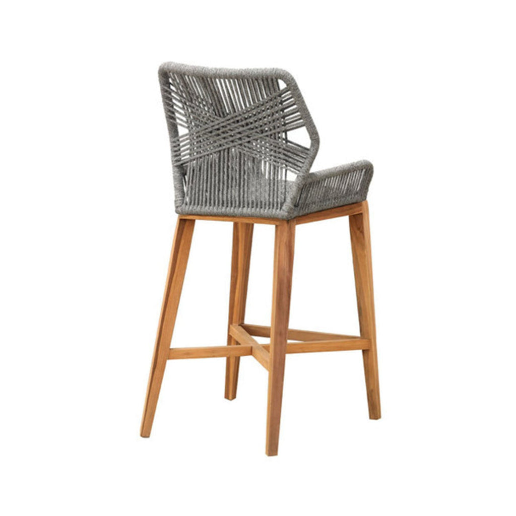 Pascal Teak Outdoor Bar Stool