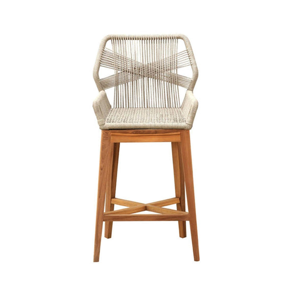 Pascal Teak Outdoor Bar Stool