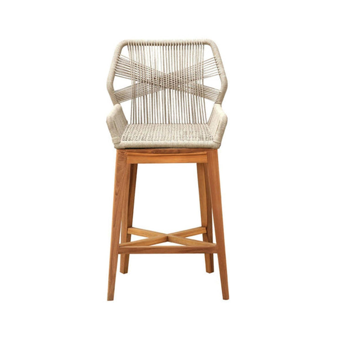 Pascal Teak Outdoor Bar Stool