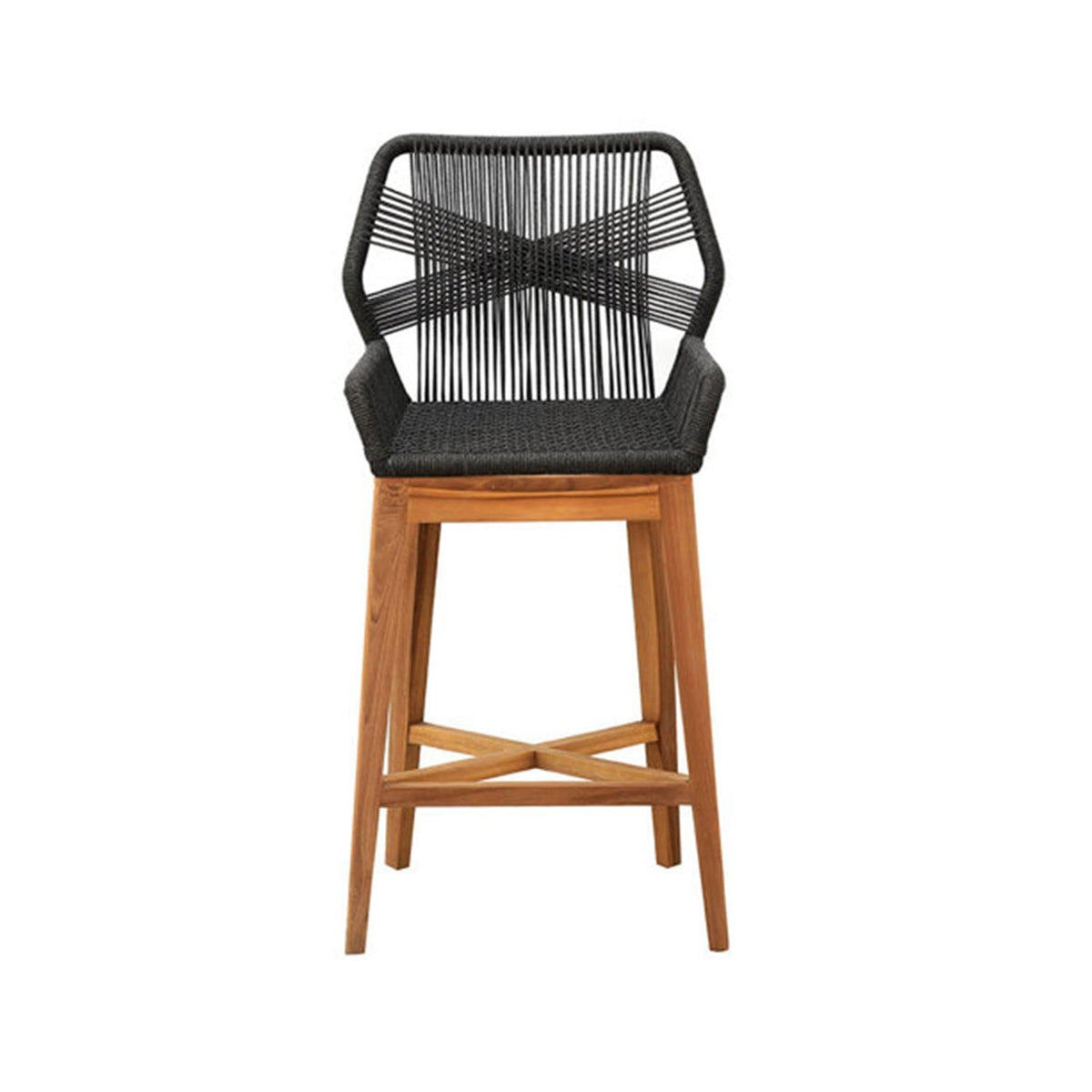Pascal Teak Outdoor Bar Stool