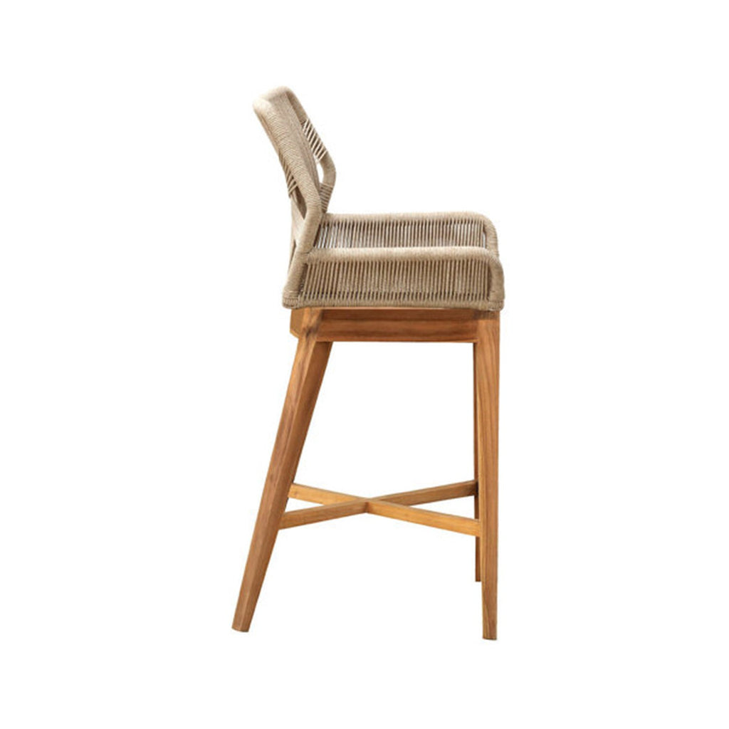 Pascal Teak Outdoor Bar Stool