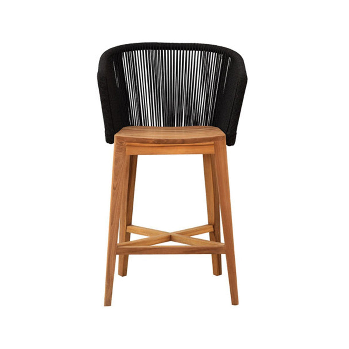 Patrick Teak Outdoor Bar Stool
