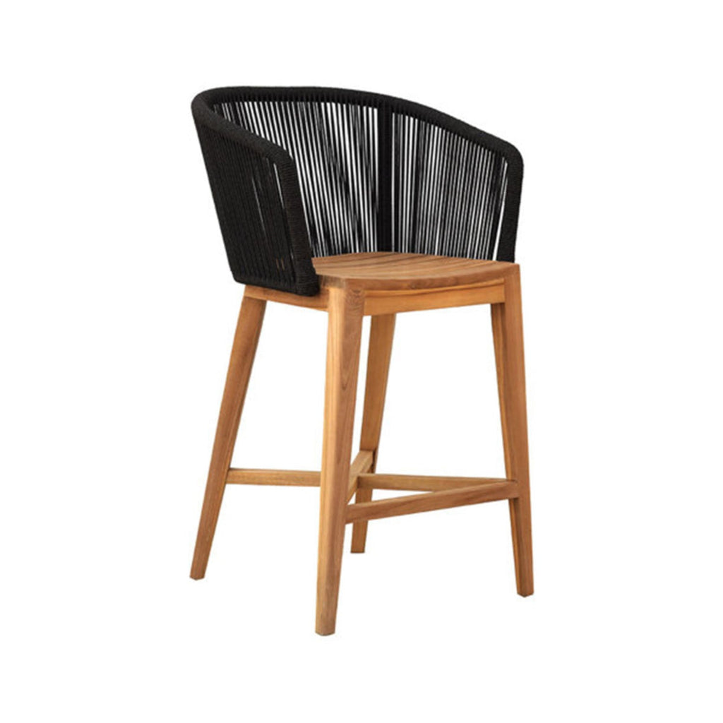 Patrick Teak Outdoor Bar Stool