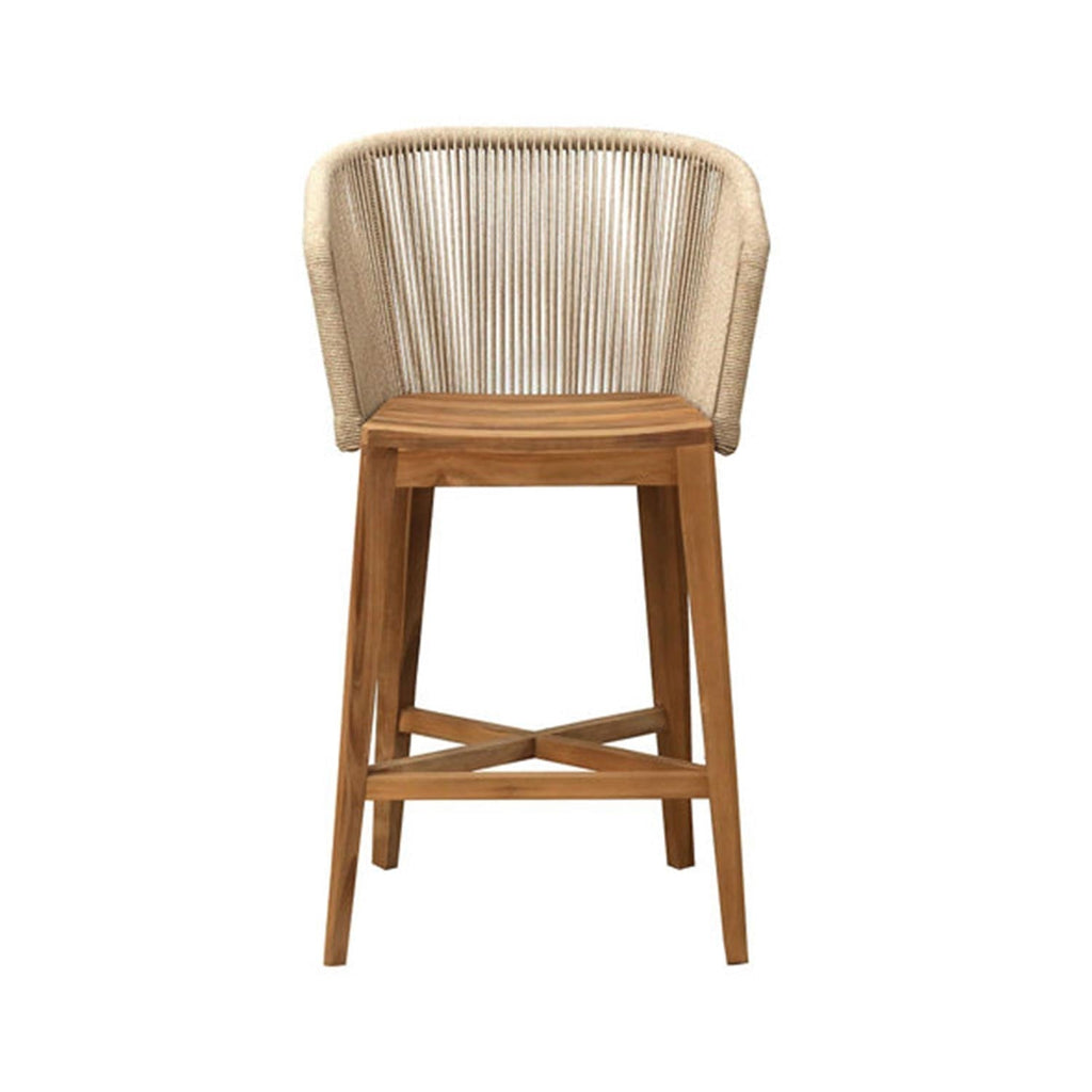 Patrick Teak Outdoor Bar Stool