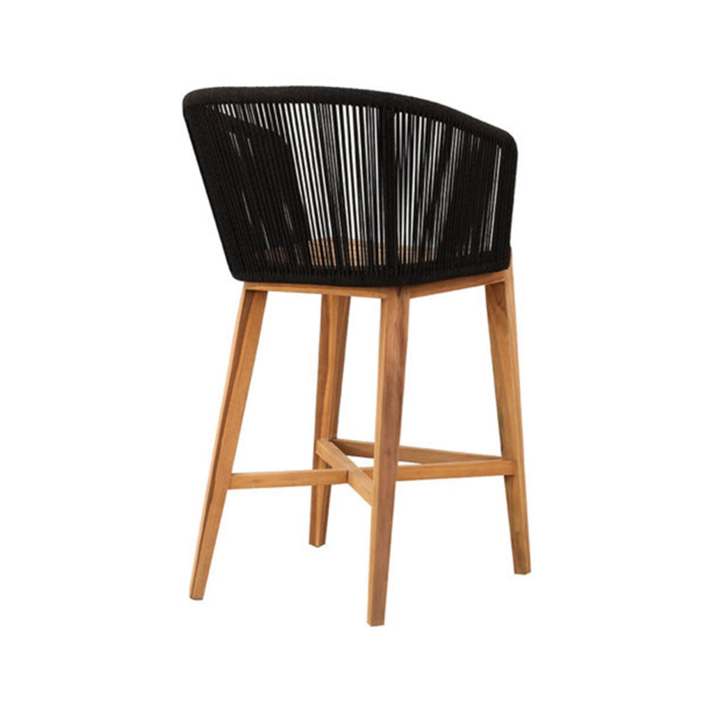 Patrick Teak Outdoor Bar Stool