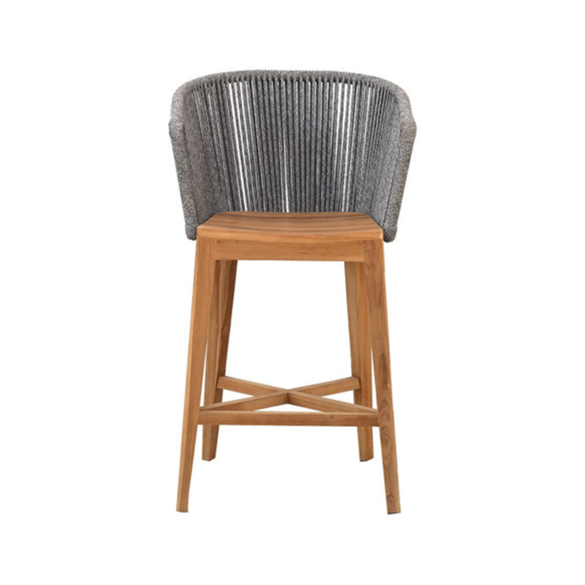 Patrick Teak Outdoor Bar Stool