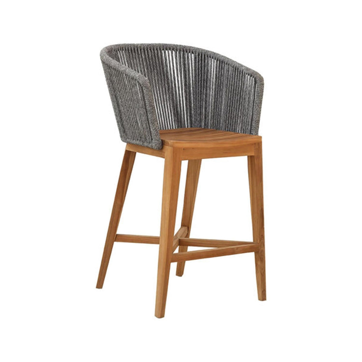 Patrick Teak Outdoor Bar Stool