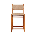 Philippe Armless Teak Outdoor Bar Stool