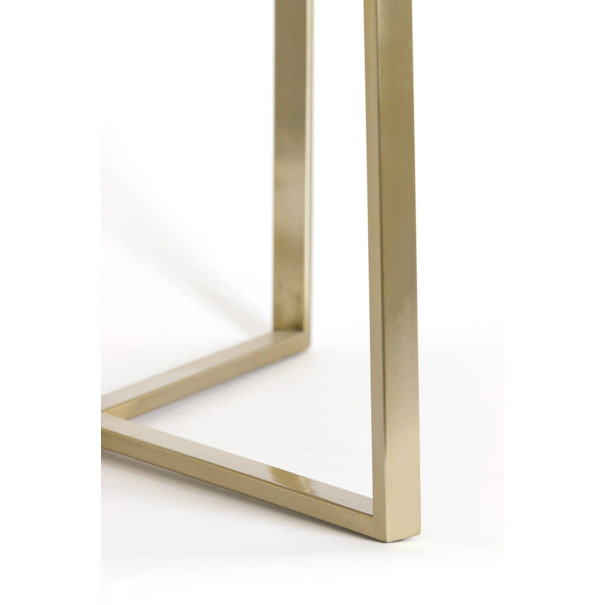 Praiano Light Gold & Glass Round Coffee Tables - Set of 2